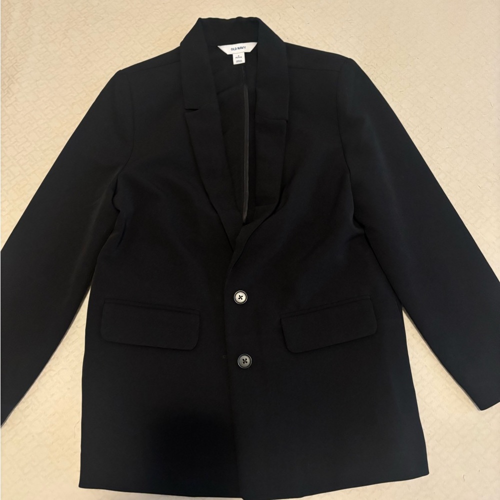 Oversized Black Blazer style